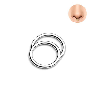 Nihao Wholesale Basic Solid Color Stainless Steel Nose Ring In Bulk