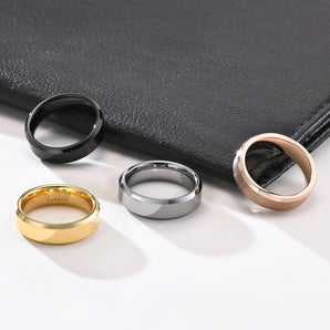Nihao Wholesale Fashion Geometric Tungsten Steel Men'S Rings