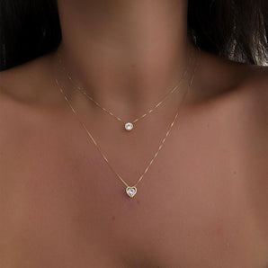 Nihao Wholesale Retro Heart Shape Flower Alloy Enamel Artificial Pearls Rhinestones Women'S Necklace 1 Piece