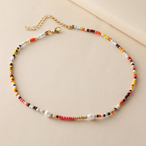 Nihao Wholesale Simple Style Geometric Beaded Women'S Necklace