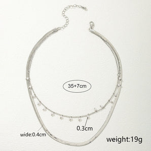 Nihao Wholesale Simple Style Solid Color Pearl Alloy Wholesale Necklace