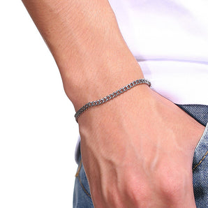 Nihao Wholesale Basic Geometric Titanium Steel Bracelets Plating Stainless Steel Bracelets