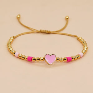 Nihao Wholesale Simple Style Heart Shape Alloy Wholesale Bracelets