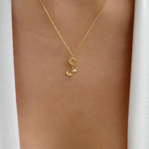 Nihao Wholesale Fashion Letter Heart Shape Alloy Rhinestones Women'S Layered Necklaces Pendant Necklace