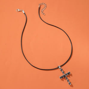 Nihao Wholesale Fashion Cross Alloy Plating Unisex Necklace