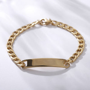 Nihao Wholesale Fashion simple personalized bendable thick chain stainless steel bracelet