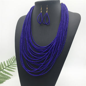 Nihao Wholesale Ethnic Style Solid Color Arylic Women'S Long Necklace