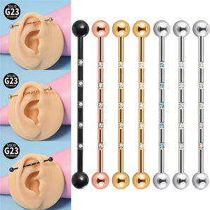 Nihao Wholesale 1 Piece Casual Simple Style Shiny Solid Color Plating Inlay Pure Titanium Zircon Ear Studs