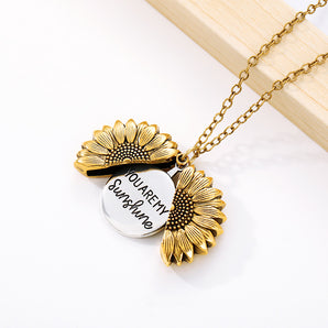Nihao Wholesale Fashion Letter Flower Alloy Plating Women'S Pendant Necklace 1 Piece