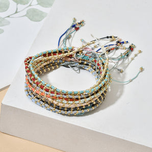 Nihao Wholesale Casual Printing Seed Bead Wholesale Bracelets