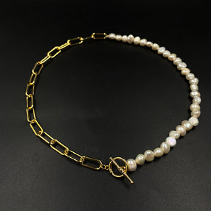 Nihao Wholesale Fashion Pearl Copper Unisex Necklace