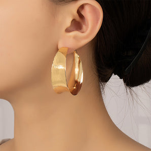Nihao Wholesale Retro Geometric Plating Metal Earrings