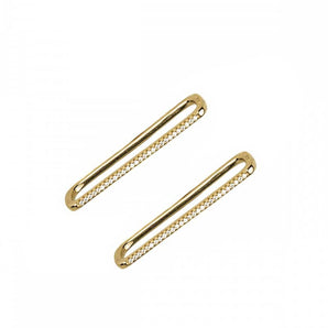 Nihao Wholesale Jewelry Simple Style Geometric Copper Artificial Gemstones Earrings