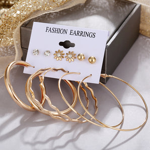 Nihao Wholesale Vintage Style Geometric Alloy No Inlaid Earrings
