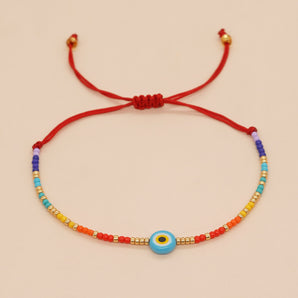 Nihao Wholesale Retro Devil'S Eye Glass glass Wholesale Bracelets