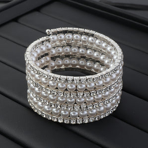 Nihao Wholesale Fashion Geometric Alloy Diamond Women'S Bracelets