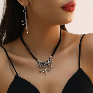 Nihao Wholesale Retro Exaggerated French Style Star Alloy Irregular Women's Jewelry Set