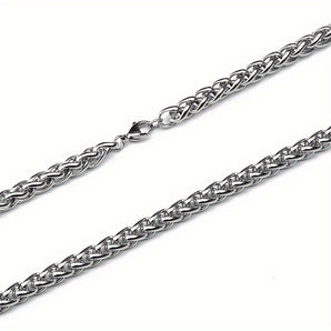 Nihao Wholesale Vacation Modern Style Solid Color Stainless Steel Men's Necklace