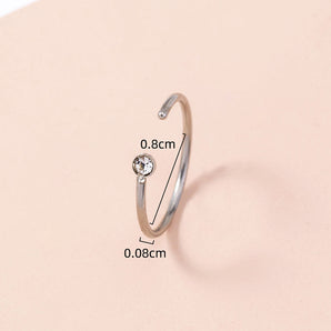 Nihao Wholesale Geometric Stainless Steel Plating Nose Ring Nose studs