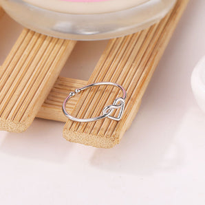 Nihao Wholesale Simple Style Heart Metal No Inlaid Women'S