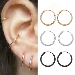 Nihao Wholesale Simple Style Geometric Plating Copper No Inlaid Earrings