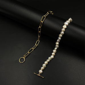 Nihao Wholesale Fashion Pearl Copper Unisex Necklace
