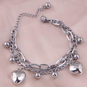 Nihao Wholesale Fashion Heart Stainless Steel