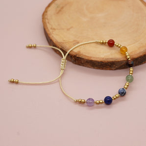 Nihao Wholesale Elegant Lady Geometric Stone Seed Bead Wholesale Bracelets