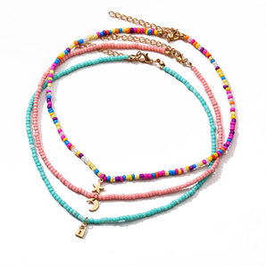 Nihao Wholesale Simple Style Lock Beaded Wholesale Necklace
