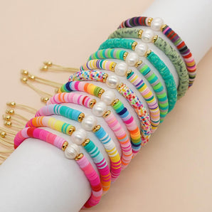Nihao Wholesale Simple Style Round soft clay Wholesale Bracelets