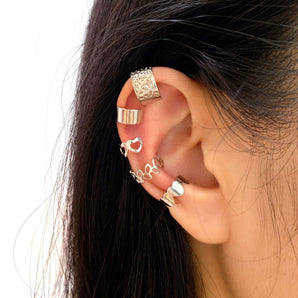 Nihao Wholesale Punk Irregular Alloy Plating Earrings 5 Pieces