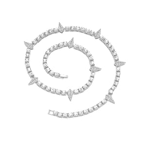 Nihao Wholesale Classic Style Geometric Alloy Inlay Rhinestones Men's Bracelets Necklace