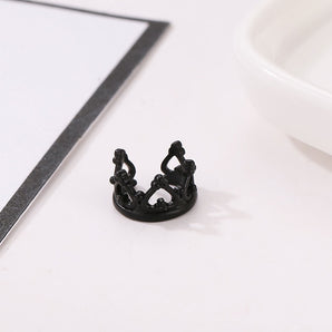 Nihao Wholesale Jewelry Simple Style Crown Alloy No Inlaid Plating Earrings